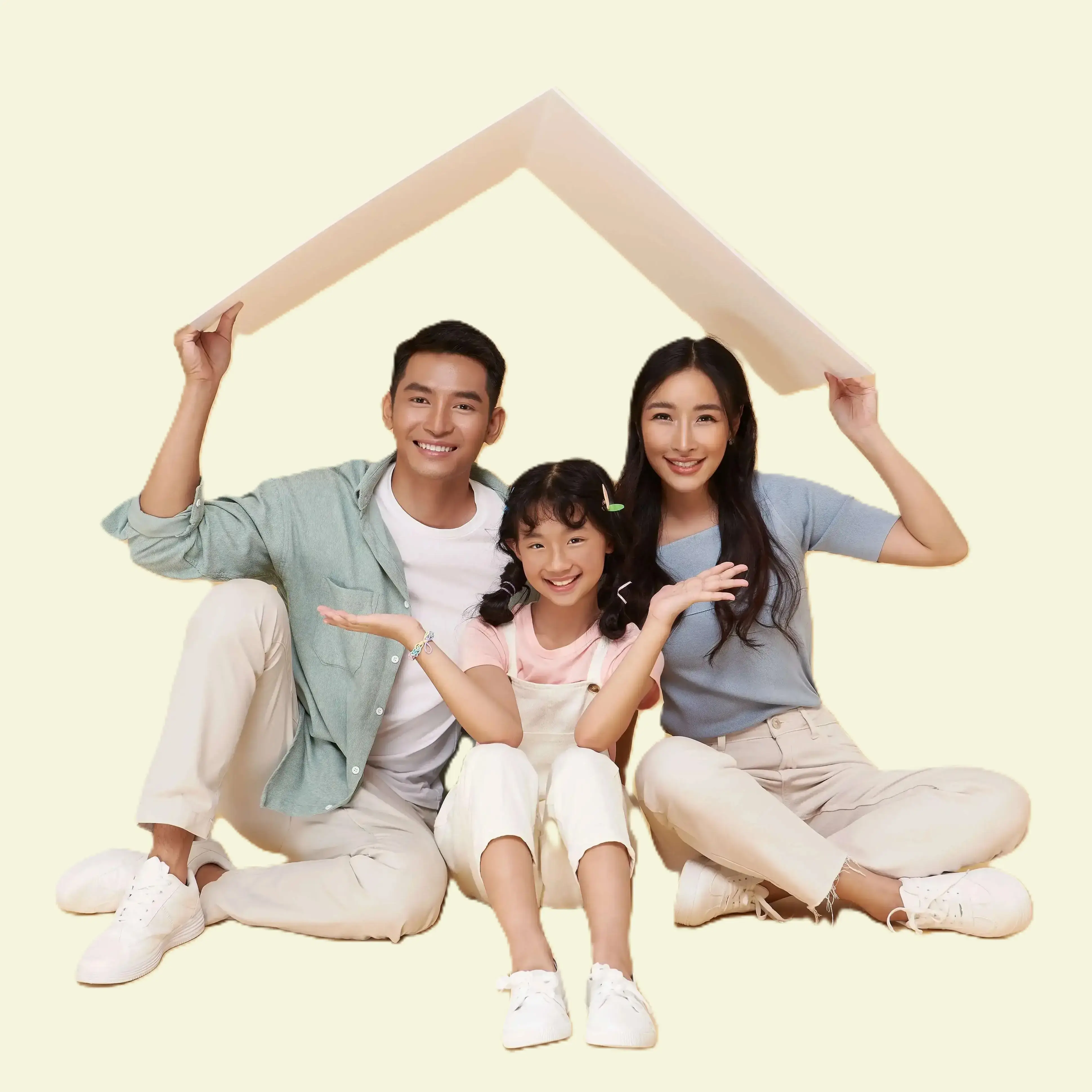 an insurred family with insurance umbrella